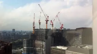 Tokyo during 9.0 magnitude earthquake - Mar 11 2011