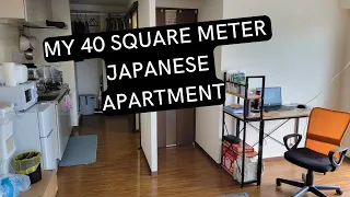 My Japanese Apartment Tour - Ibaraki Prefecture - $500USD - 40 Square Meters with Huge Balcony!!