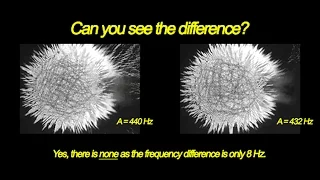 Sound Frequencies in Water: A=440 Hz vs. A=432 Hz