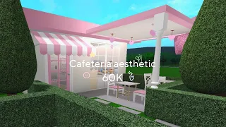 Cafeteria aesthetic Bloxburg🌱💗(no gamepass) 60K🍰💗