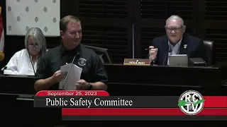 Public Safety Committee - September 25, 2023