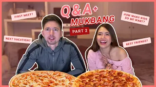 Mukbang + Q&A with The Birchmores Part 2 | Bangs Garcia-Birchmore