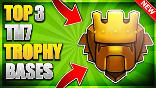 TOP 3 MOST INSANE TOWN HALL 7 TROPHY PUSHING STRATEGY/BASE DESIGNS 2018 - Clash Of Clans