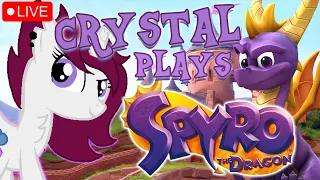 (LIVE) Crystal Plays: Spyro Reignited Trilogy (Spyro The Dragon)