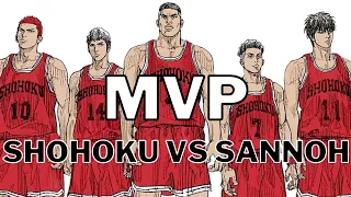 El MVP de Shohoku vs Sannoh I Top 5 Shohoku