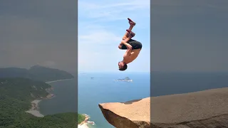 BACKFLIP on a CLIFF