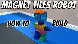 How to Make a Magnet Tiles Robot - This is The Magna Tiles Robot