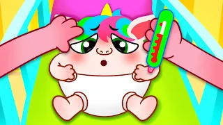 🤒 Baby Got Sick Song | ZoZo Karaoke For Baby & Nursery Rhymes 🎤🎶