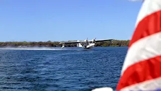 WWII PBY Catalina Flying Boat Takes Flight