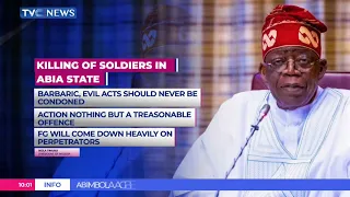 K!lling of Soldiers in Abia State, Barbaric and a Areasonable Offense - Pres. Tinubu