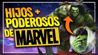 🔥¡BRUTAL!🔥LOS HIJOS MÁS PODEROSOS DE MARVEL