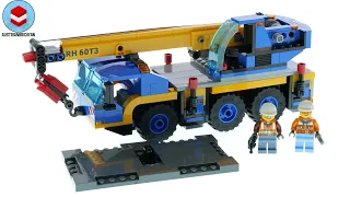 LEGO City 60324 Mobile Crane - LEGO Speed Build Review
