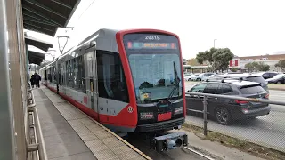 SF Muni 2-Car 2018 Siemens S200 LRV4 Train 2038+2031 on Route M ft. Gillibus