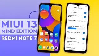 MIUI Mind Edition 22.4.13 for Redmi Note 7 | Android 11 | MIUI 13 China Beta | New MIUI Launcher