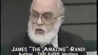 James Randi talks about faith healing
