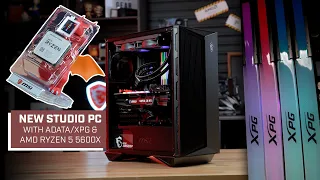 New MSI Studio PC Build Vlog with AMD Ryzen 5 5600X & ADATA/XPG