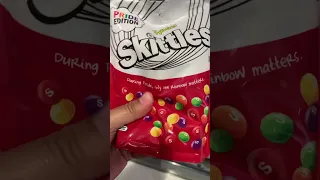 🌈Skittles Pride Edition 🍬 #shorts #asmr #candy #youtubeshorts #shortvideo