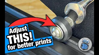 Adjust the V Slot Wheels on your 3D Printer for Better Prints!