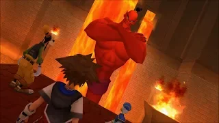 Kingdom Hearts 1.5 Final Mix Level 1 Proud: Jafar Genie Boss Fight