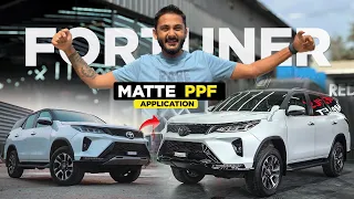 Giving Matte White Look To This New Toyota Fortuner Legender | ETU Studio