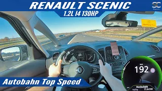 Renault Scenic 115HP (2017) - Autobahn Top Speed Drive POV