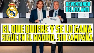 MODRIC REVIENTA CON SU RENOVACIÓN A LOS 36 AÑOS EL DISCURSO DE QUE EL MADRID ECHA A SUS LEYENDAS