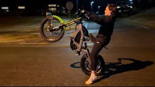 Kid Breaks His Modded Surron LBX Riding Without Linkage