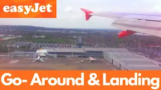 EasyJet Go-Around and Landing at Liverpool Airport!