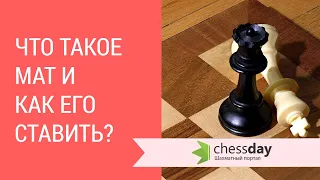 Что такое мат / Как ставить мат в шахматах ?  Самые простые способы поставить мат