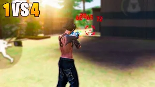 FIZ O INACREDITÁVEL PRA SAIR VIVO DESSE RUSHADÃO SOLO VS SQUAD!! FREE FIRE MOBILE