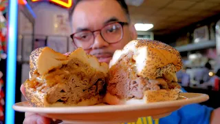 Trying Anthony Bourdain's Favorite Cheese Steak! Donkey's Place in Camden, New Jersey