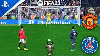 🔥Messi vs. Ronaldo 😱PSG vs Manchester United Penalty Shootout ||  FIFA 23 || FIFA GAMING