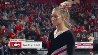 Rachel Dickson Bars 2019 Georgia vs Arkansas 9 900