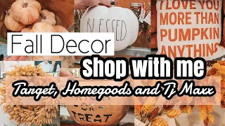 FALL DECOR SHOP WITH ME AT TARGET, HOMEGOODS AND TJ MAXX | FALL 2020