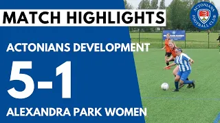 Actonians Development v Alexandra Park Women | Match Highlights | GLWFL 2020/21