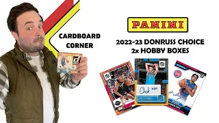 2022-23 Donruss Choice Box Break & Review CHASING NEXT DAY AUTOS!! 2 AUTOS PER BOX #basketballcards