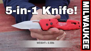 MILWAUKEE FASTBACK 5-in-1 POCKET KNIFE REVIEW