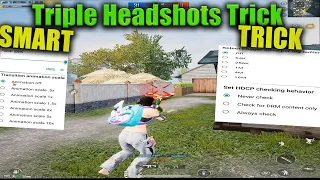 Triple Headshots Trick In Gameloop