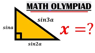 Math Olympiad Geometry Problem | How to Solve for "a" in this problem?