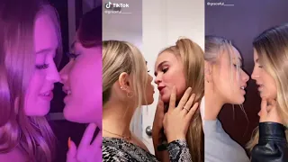 wlw/lesbians | TIKTOK HOT COMPILATION | GIRLS KISSING #3