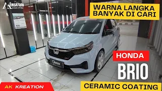 KEREN !!! HONDA BRIO JADI KINCLONG SETELAH CERAMIC COATING