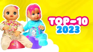 Top 10 videos with Baby Annabell doll! Pretend to play with baby dolls. Feeding & morning routine.