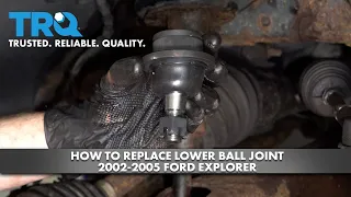 How to Replace Lower Ball Joint 2002-2005 Ford Explorer