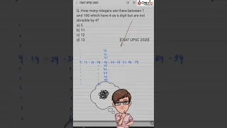 CSAT UPSC 2020 Question Tricks | How many integers? | How’s the Trick? | UPSC | Shivam Yash