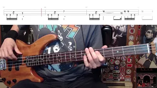Tom Sawyer by Rush - Bass Cover with Tabs Play-Along