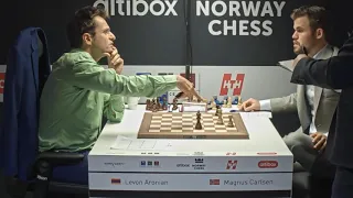 MISS WIN!! Levon Aronian vs Magnus Carlsen || Altibox Norway Chess 2019 - R2
