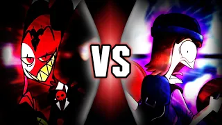 Fanmade Death Battle Trailer: Blitzo vs Suction Cup Man(Helluva boss/Piemations) (dead matchup)