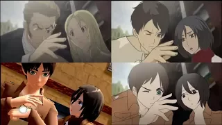 MAD Attack On Titan V1, V2, MMD x Baccano OP Parody Comparison