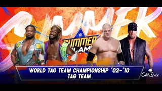 WWE 2 on 2 WWE World Tag Team Championship Match Big E & Kofi Kingston vs Kane & The Undertaker