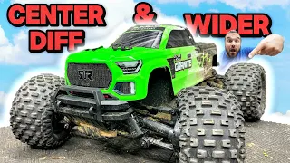 The ULTIMATE ARRMA GRANITE - Center Differential and Wider Stance